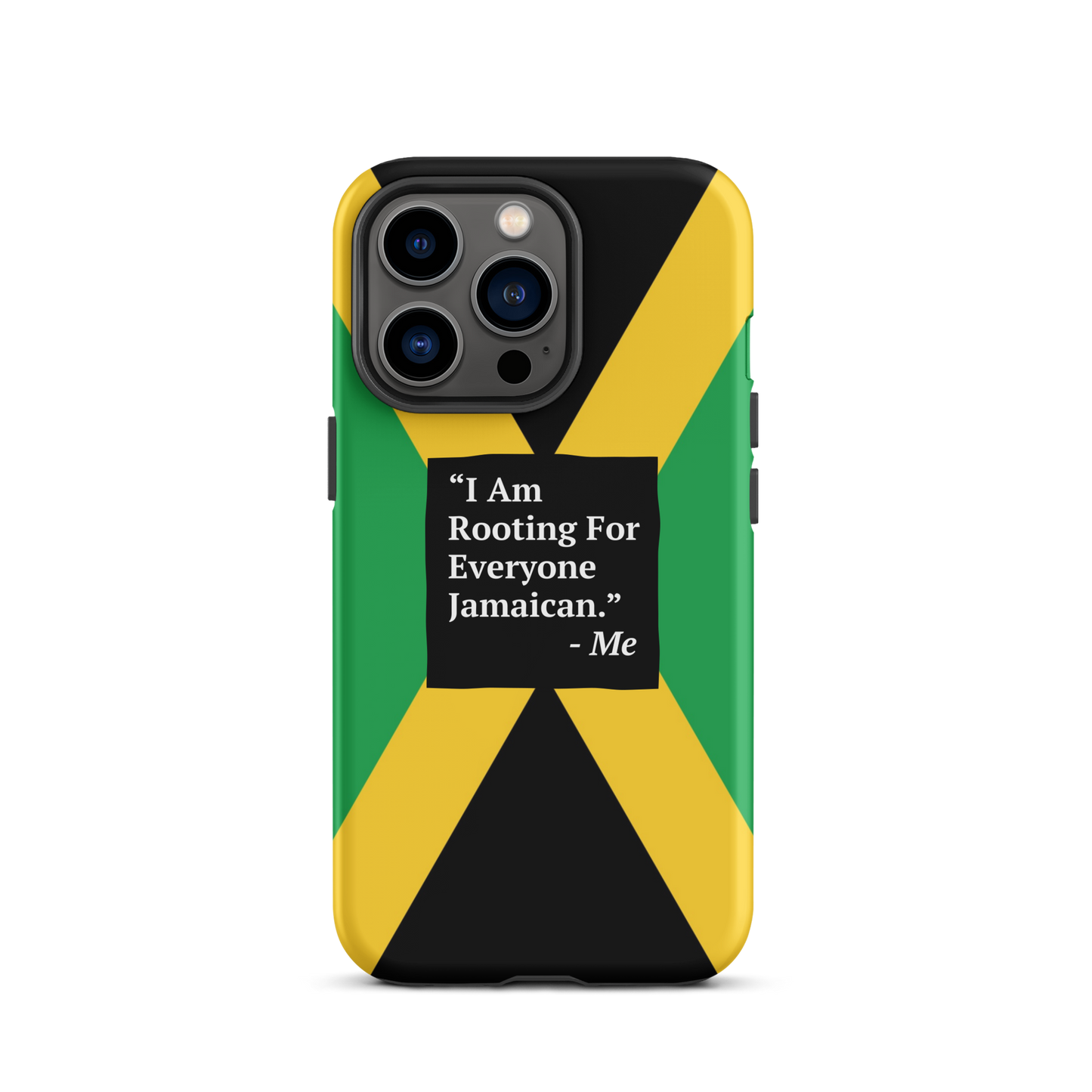 I Am Rooting: Jamaica Tough iPhone case