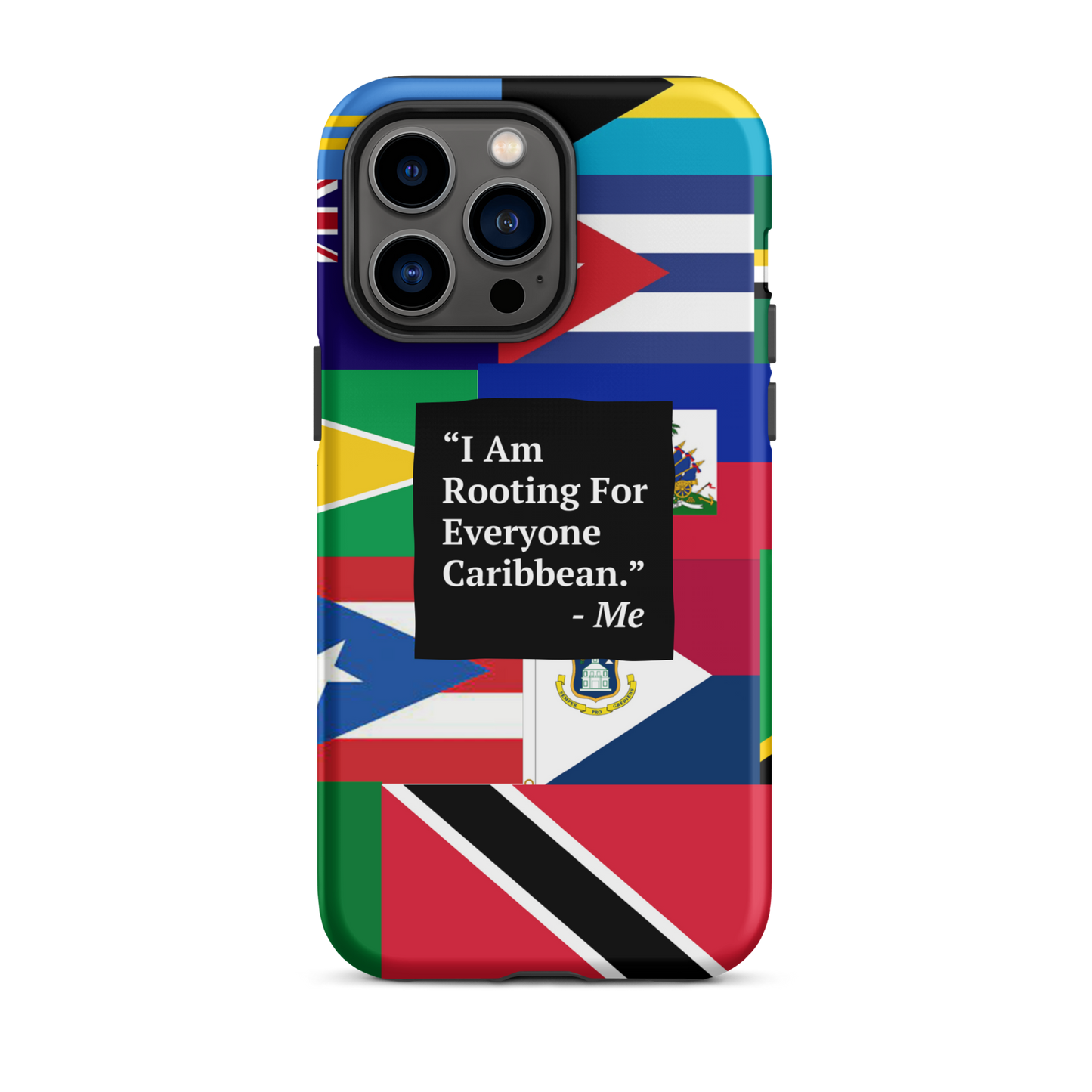 I Am Rooting: Caribbean Tough iPhone case