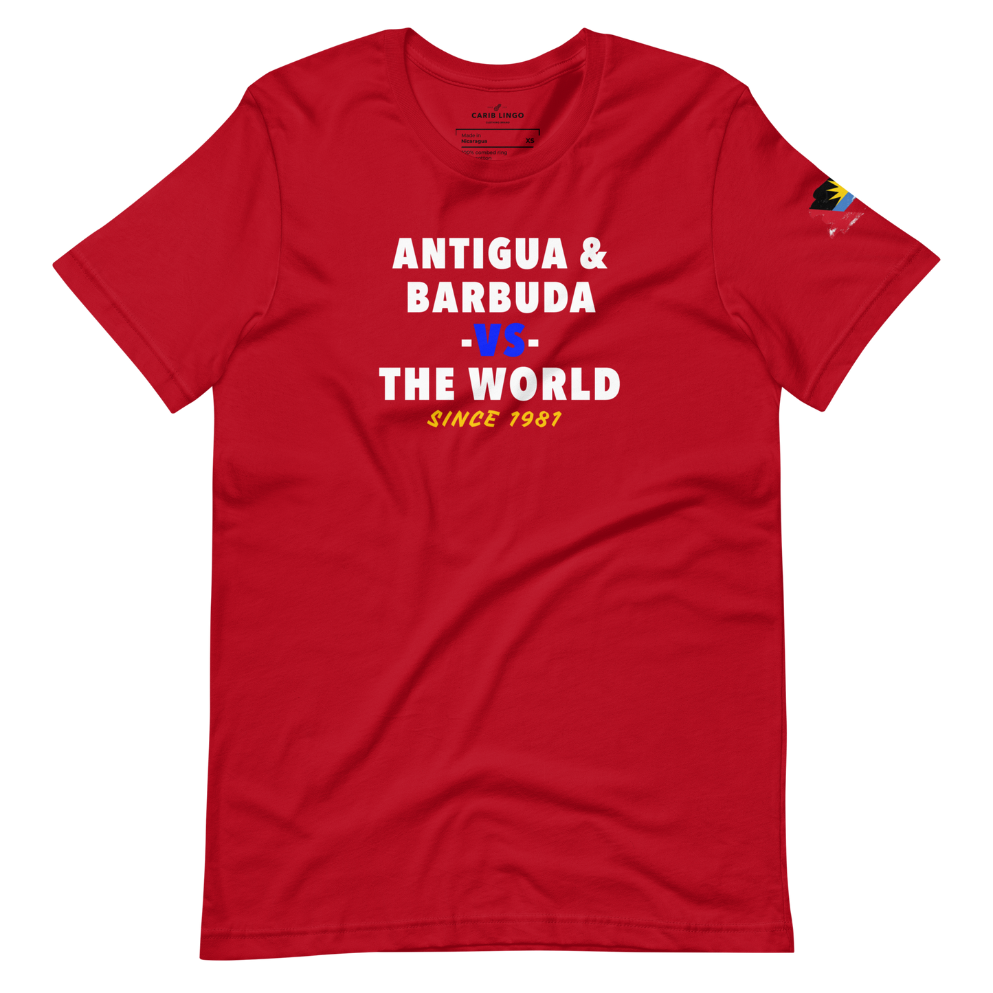 Antigua & Barbuda -vs- The World Unisex t-shirt