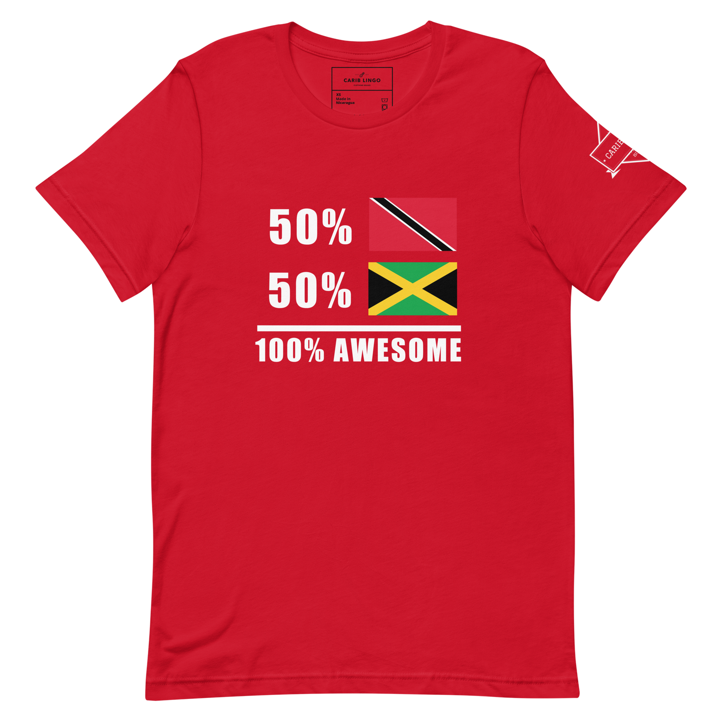 Trinbago Jamaica Custom Unisex t-shirt