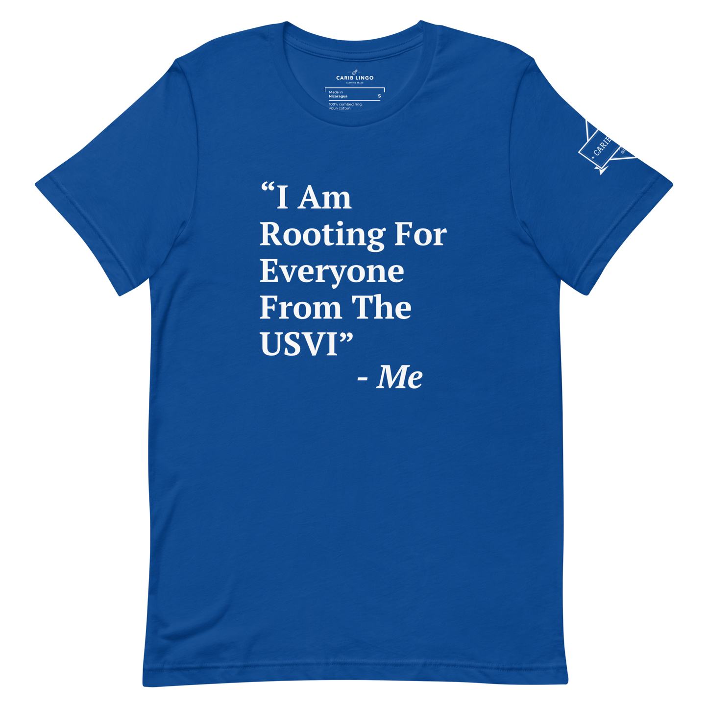 I Am Rooting: USVI Unisex t-shirt