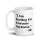 I Am Rooting: Guyana White glossy mug