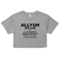 Allyuh Women’s crop top