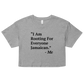 I Am Rooting: Jamaica Women’s crop top