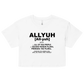 Allyuh Women’s crop top