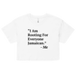 I Am Rooting: Jamaica Women’s crop top