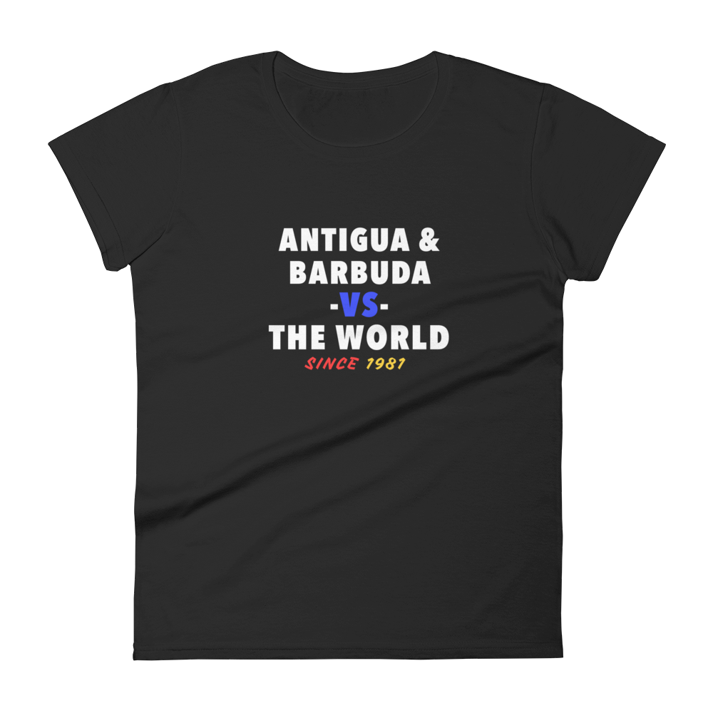Antigua & Barbuda -vs- The World Women's short sleeve t-shirt