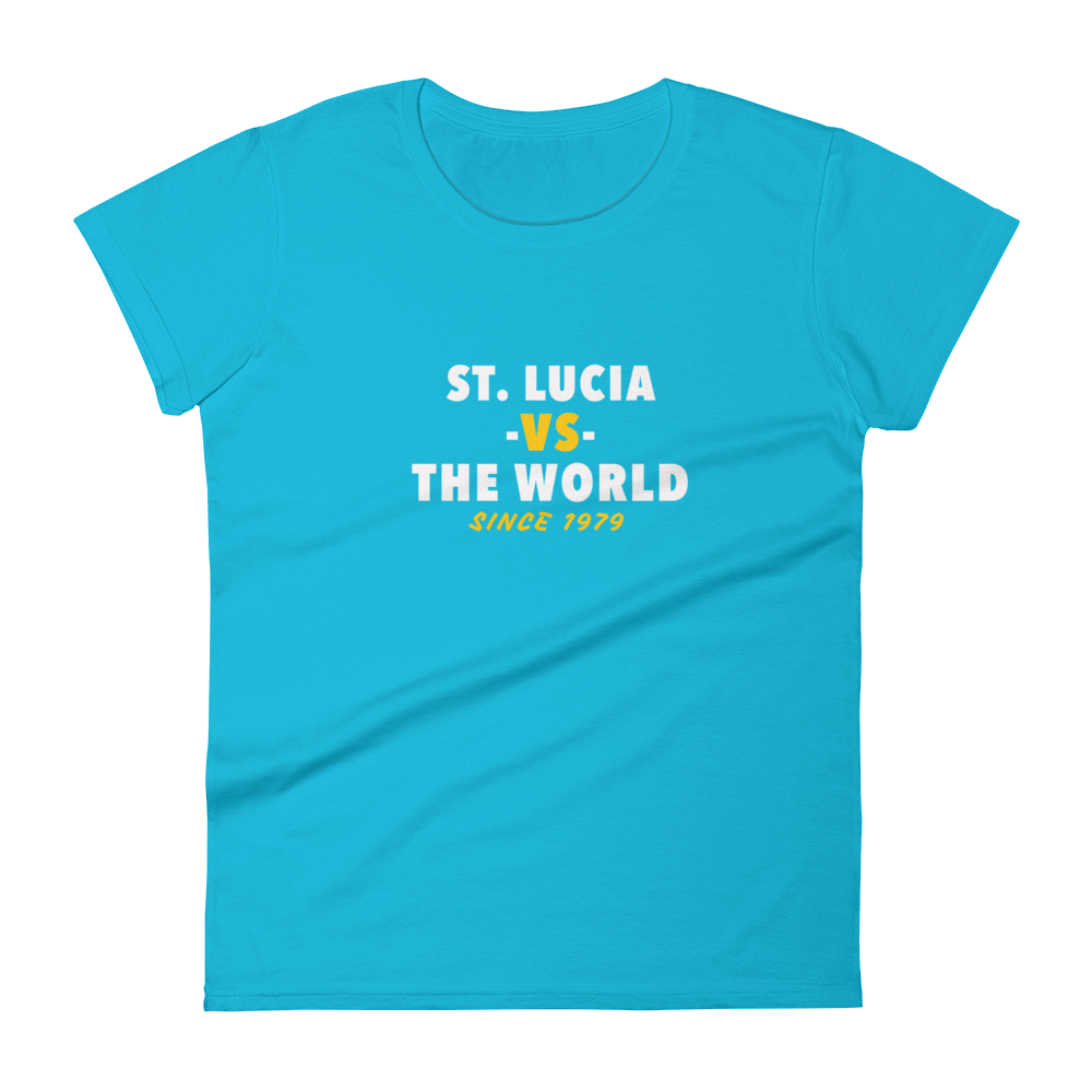 St. Lucia -vs- The World Women's t-shirt