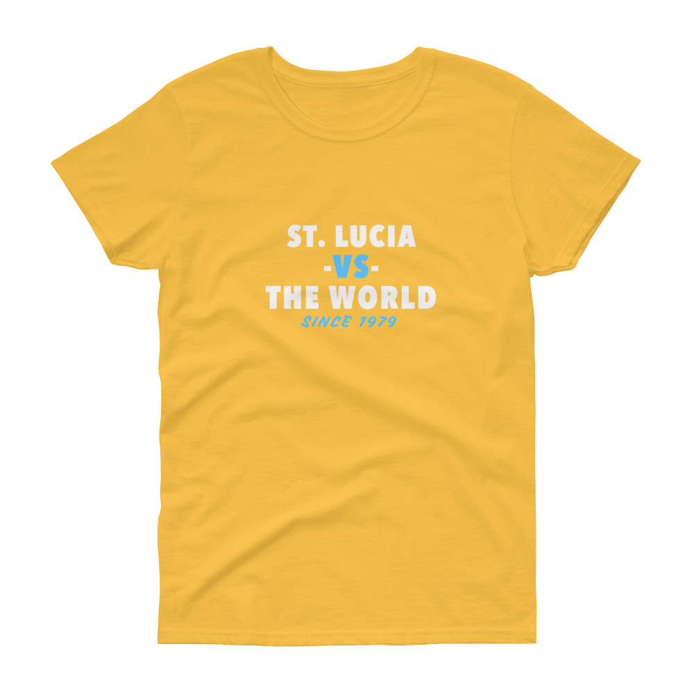 St. Lucia -vs- The World Women's t-shirt