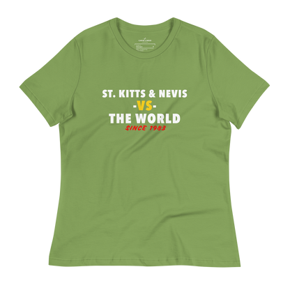 St. Kitts & Nevis -vs- The World Women's t-shirt